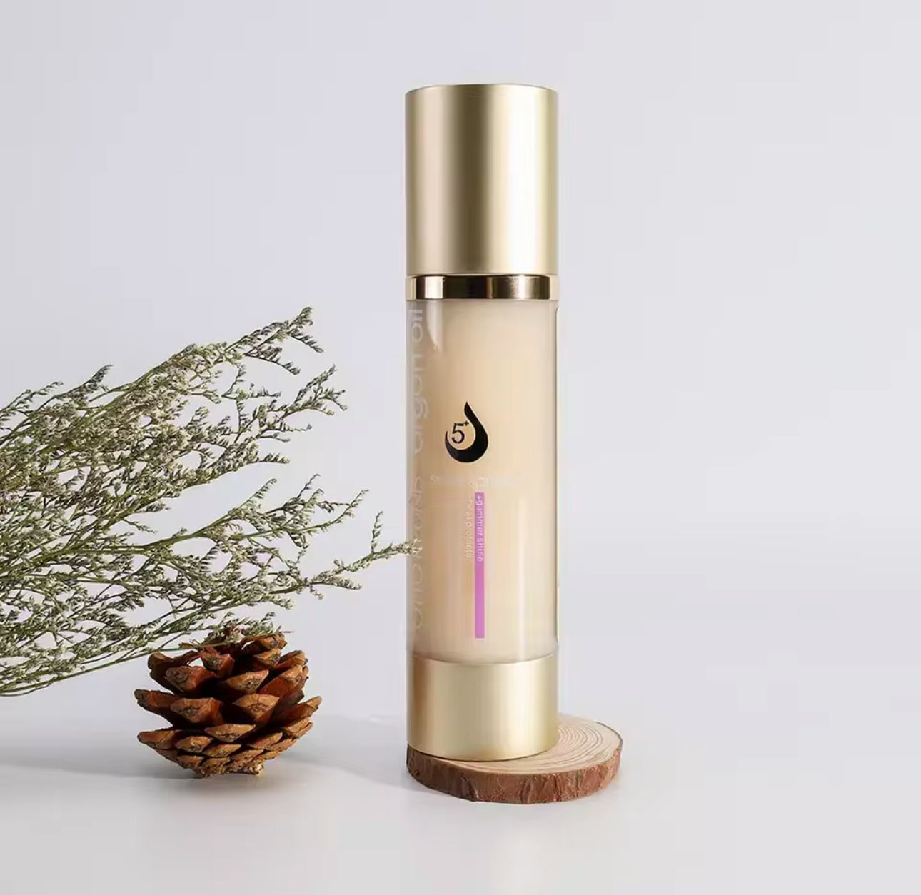 April Beauty Argan Hair Spray. Oil-based shine + heat protection.