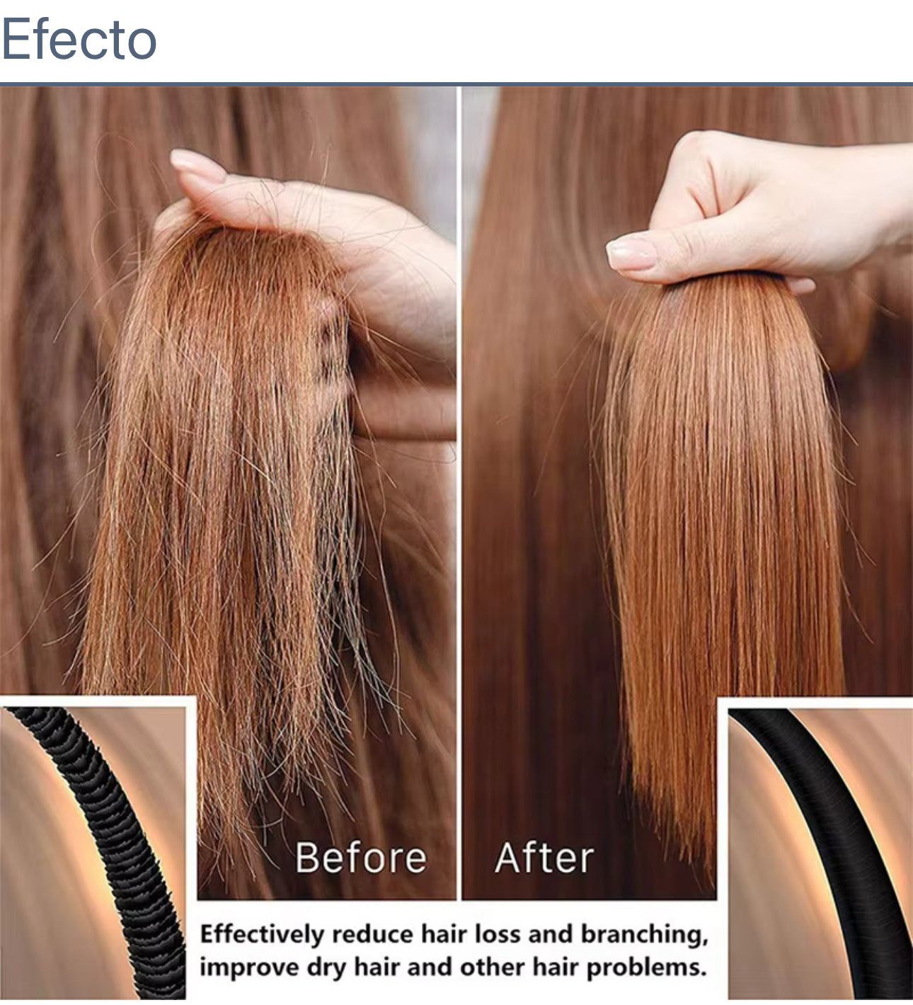 April Beauty Argan Hair Spray. Oil-based shine + heat protection.