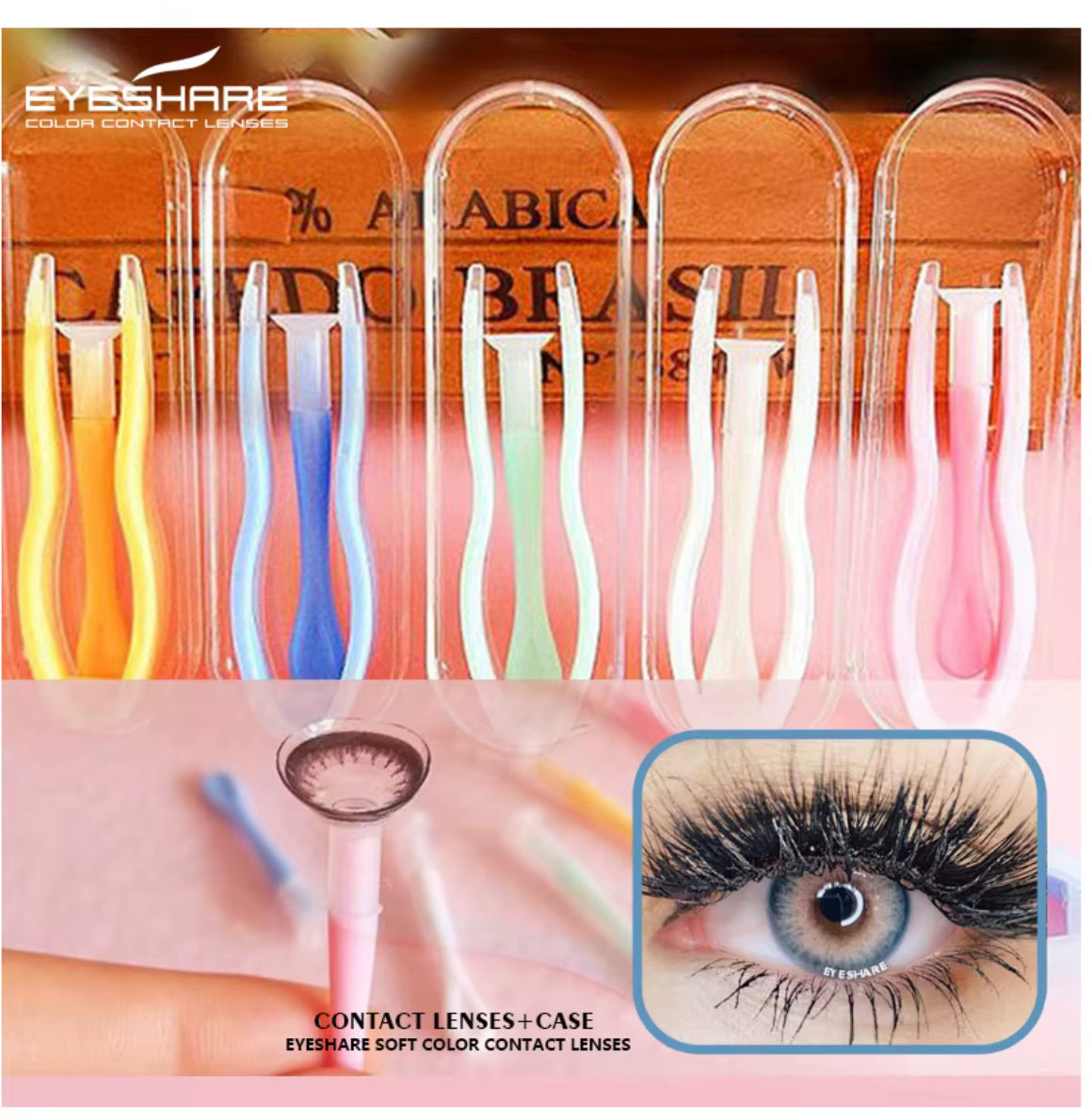 👁 April beauty Doll Eyes Collection + pinzas